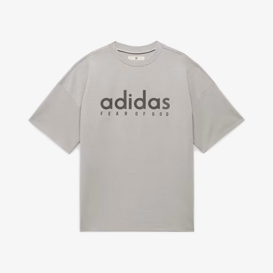 ADIDAS | FEAR OF GOD ATHLETICS QUICKDRY JERSEY S/S T-SHIRT { MEDIUM GREY HEATHER