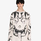 Y-3 | CHITO GRAPHIC LONG SLEEVE TEE { CHALK WHITE