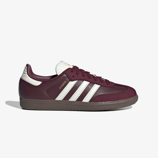 ADIDAS ORIGINALS | SAMBA OG { MAROON/OFF WHITE/GUM