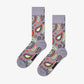 Happy Socks | PAISLEY SOCK  { GREY