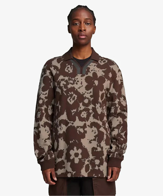 Puma | x PERKS AND MINI RUGBY SHIRT  { DARK CHOCOLATE