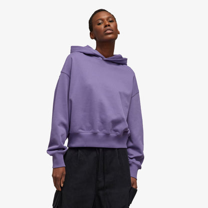 Y-3 | ORGANIC COTTON TERRY BOXY HOODIE  { TECH PURPLE
