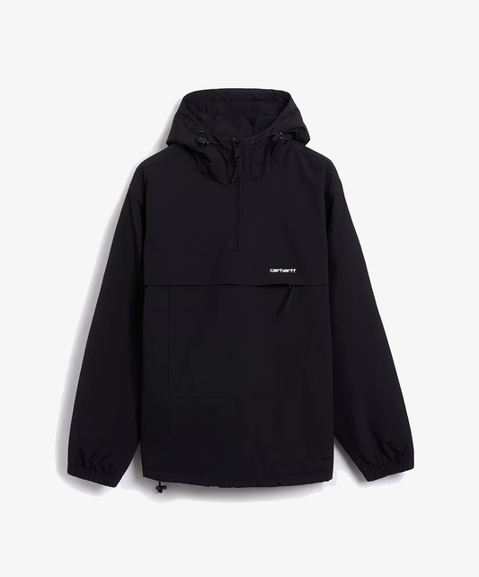 Carhartt | WINDBREAKER PULLOVER { BLACK/WHITE