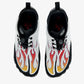 THAELY | TECH TABI FLAMING HOT { BLACK/WHITE