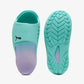 PUMA |  PUMA X HYROX NITROCAT SLIDES {  INTENSE MINT-LIGHT LAVENDER-PUMA BLACK