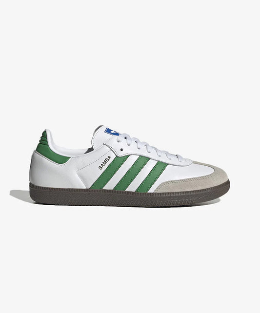 Adidas Originals | SAMBA OG  { CLOUD WHITE/GREEN
