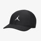 Jordan | DRI-FIT CLUB UNSTRUCTURED CURVED BILL CAP  { BLACK/BLACK/WHITE