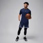 JORDAN | DRI-FIT SHORT-SLEEVE TOP { MIDNIGHT NAVY/WHITE