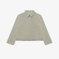 SUPERKICKS | CORE BOXY ZIPPER JACKET { GREY