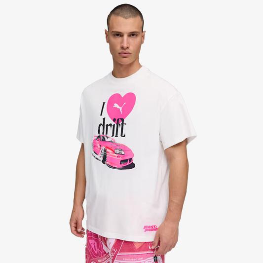 PUMA | x FAST & FURIOUS TEE { PUMA WHITE