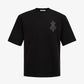ALMOST GODS | ALMOST GODS TEE IN ZARI EMOBROIDERY { BLACK