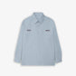 SUPERKICKS | PINSTRIPE SHIRT { BLUE