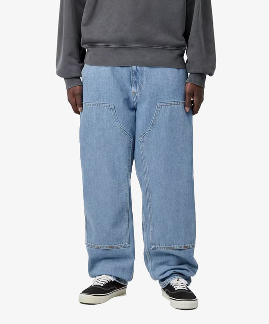 Carhartt | DOUBLE KNEE PANT { BLUE/STONE BLEACHED