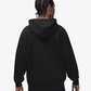 JORDAN | BROOKLYN FLEECE { BLACK/WHITE