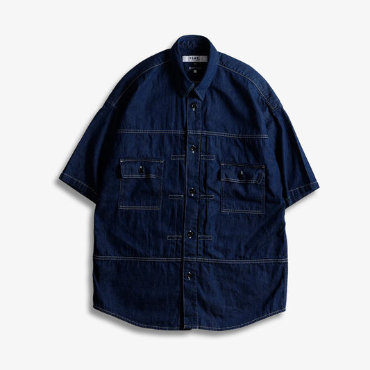 FDMTL | DENIM 2ND S/S SHIRT RINSE { INDIGO
