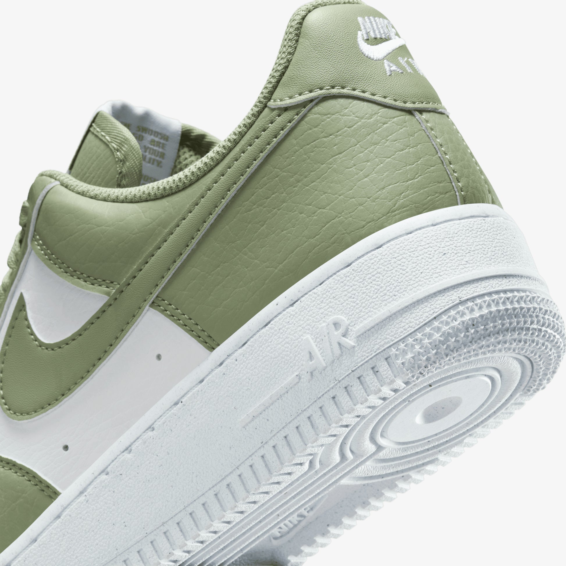 NIKE AIR FORCE '07 NEXT NATURE WHITE/OIL GREEN-WHITE