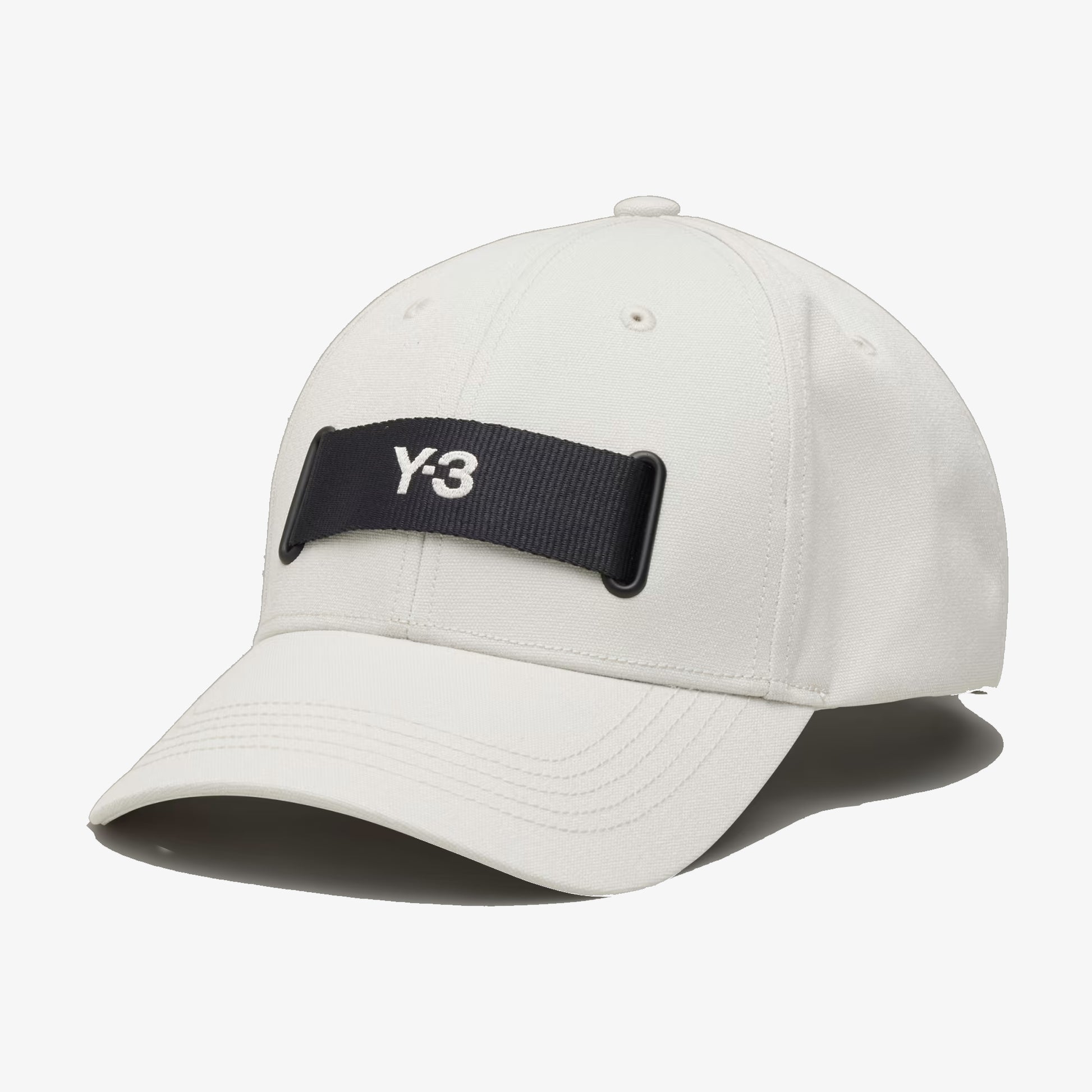 Y-3 FRONT WEBBING CAP TALC