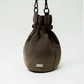 SUPERKICKS | REWORKED SHOULDER POUCH { BROWN