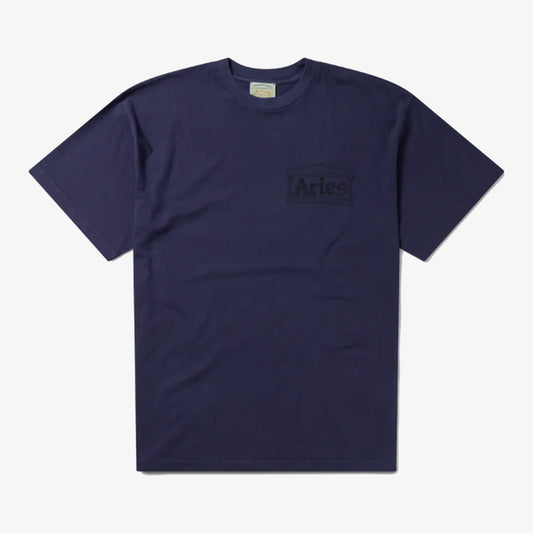 Aries | TEMPLE SS TEE { NAVY