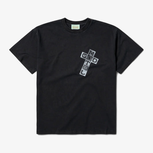 Aries | FADED GOD TOWN SS TEE { BLACK