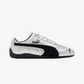 PUMA | SPEEDCAT METALLIC { SILVER-PUMA BLACK