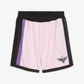 Puma | MELO IRIDESCENT MESH SHORTS  { WHISP OF PINK