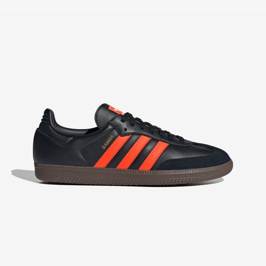 ADIDAS ORIGINALS | SAMBA OG { CORE BLACK/IMPACT ORANGE/GUM