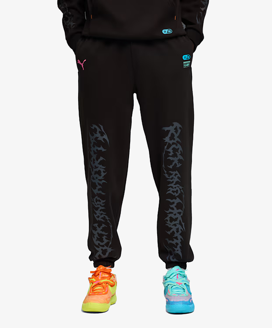 PUMA | x RICK AND MORTY SWEATPANTS { BLACK