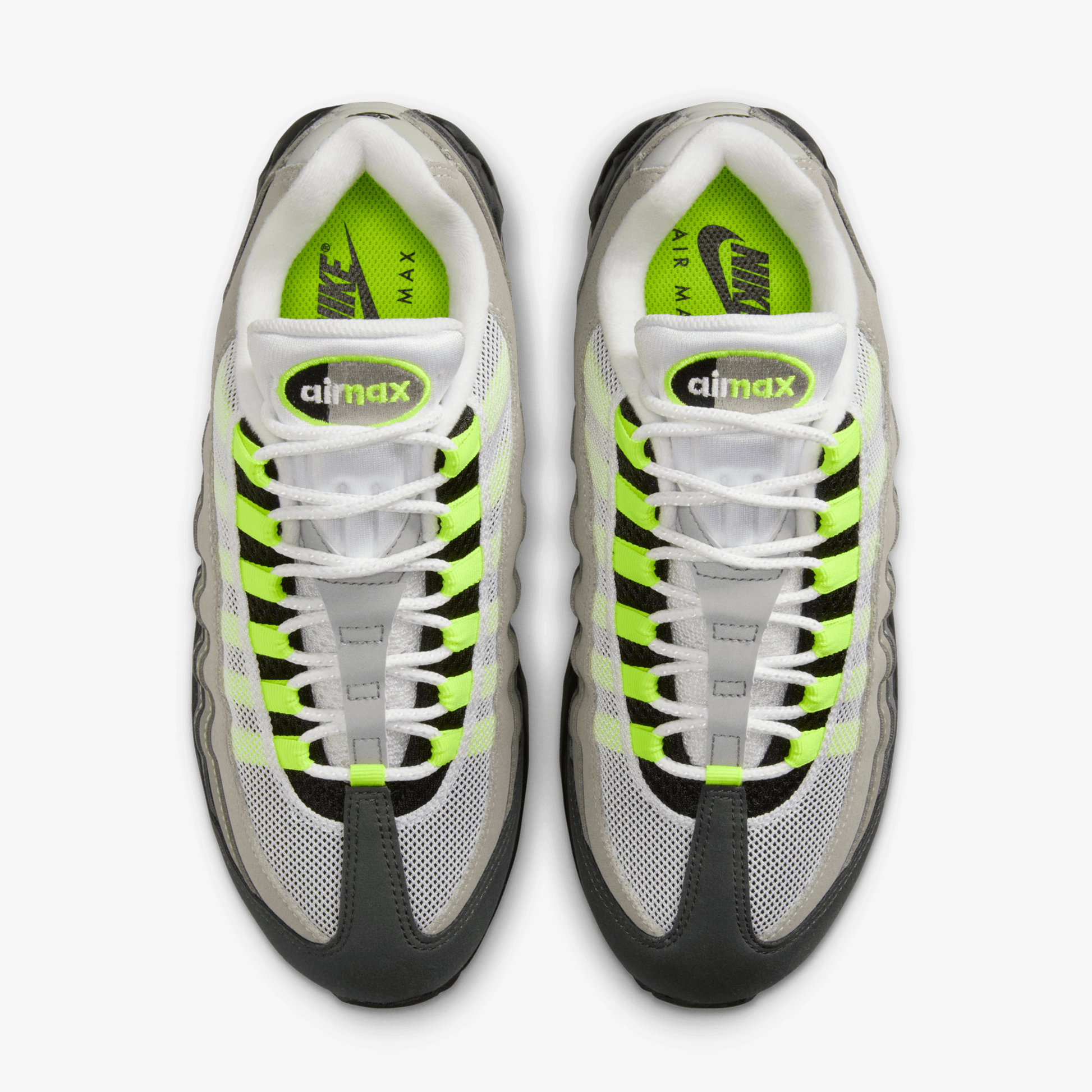 Nike | W AIR MAX 95 BIG BUBBLE { BLACK/NEON YELLOW/ANTHRACITE/LT