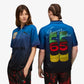 PUMA | x AHLUWALIA RELAXED POLO { RACING BLUE-AOP