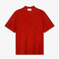 F A R A K | BASICS RED BAGRU T-SHIRT { RED