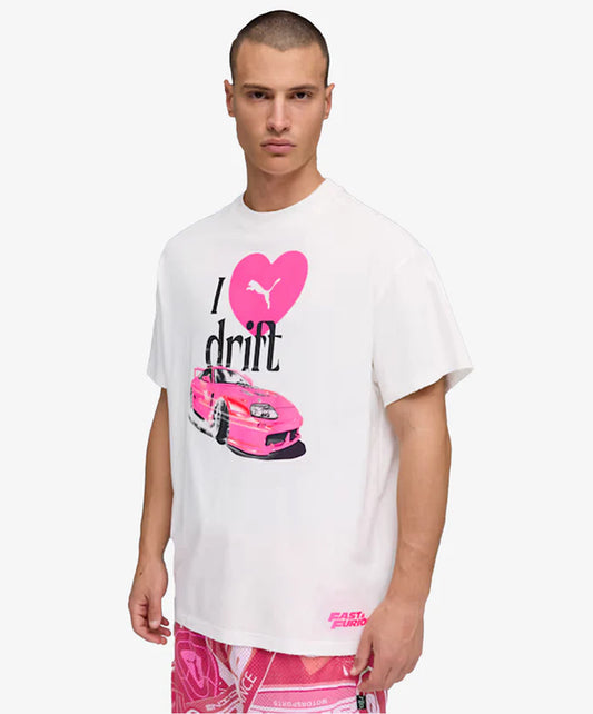 PUMA | x FAST & FURIOUS TEE { PUMA WHITE