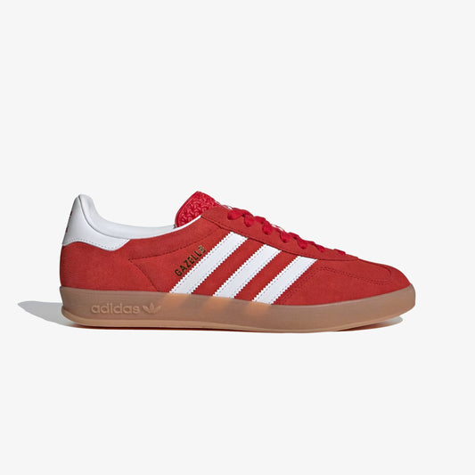 ADIDAS ORIGINALS | GAZELLE INDOOR { RED/WHITE