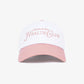 SPORTY & RICH | RIZZOLI EMBROIDERED HAT { WHITE/BALLET
