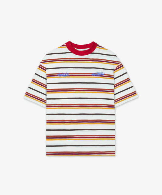 SUPERKICKS | PINSTRIPE TEE { CREAM