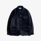 FDMTL | PATCHWORK 3RD JACKET RINSE  { INDIGO