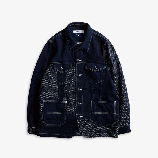 PATCHWORK 3RD JACKET RINSE 'INDIGO'