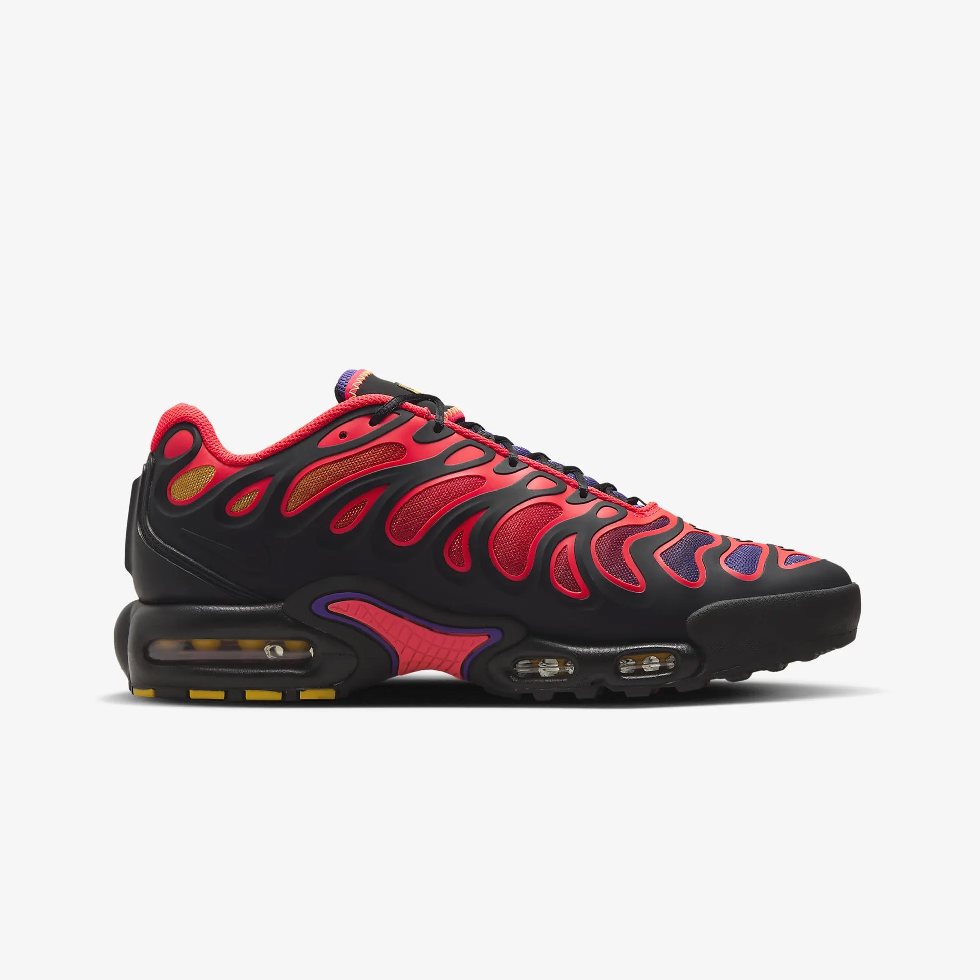 Nike AIR MAX PLUS DRIFT BLACK/BRIGHT CRIMSON-FIELD PURPLE