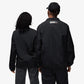 JORDAN | ESSENTIALS COACHES JACKET { BLACK/SAIL