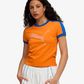 PUMA | x FENTY T7 SLIM FIT T-SHIRT { RICKIE ORANGE