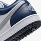 JORDAN | AIR JORDAN 1 LOW { WHITE/WOLF GREY-MIDNIGHT NAVY