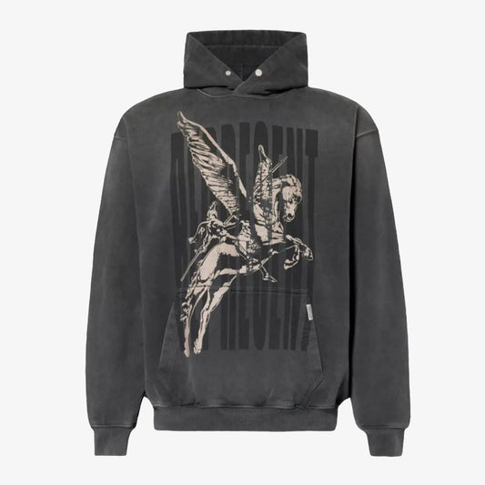 Represent | SPIRITS MASCOT HOODIE  { AGED BLACK