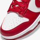 Nike | DUNK LOW NEXT NATURE  { WHITE/GYM RED