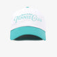 SPORTY & RICH | RIZZOLI TENNIS HAT { WHITE/CARIBBEAN