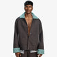 F A R A K | BASICS MONOCHROME JACKET { BROWN