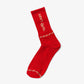 GULLY LABS | GULLY SOCKS { KUMKUM RED