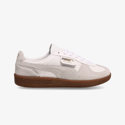 PUMA | PALERMO LEATHER { PUMA WHITE/GLACIAL GRAY-GUM