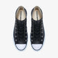 Converse | CHUCK TAYLOR ALL STAR LEATHER PLATFORM HI { BLACK/WHITE