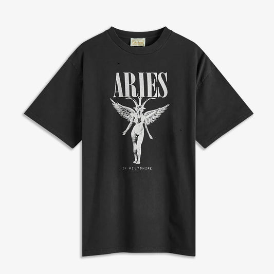 Aries | DESTROYED NIRVANA SS TEE { BLACK