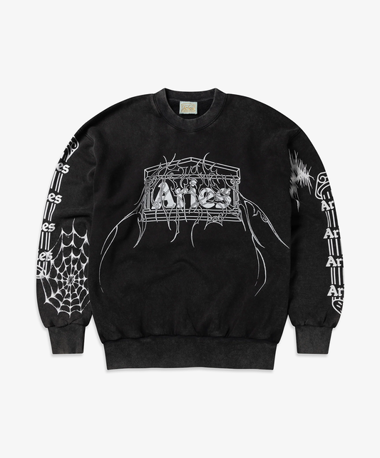 Aries | AGED OVERLORD SWEATSHIRT { BLACK